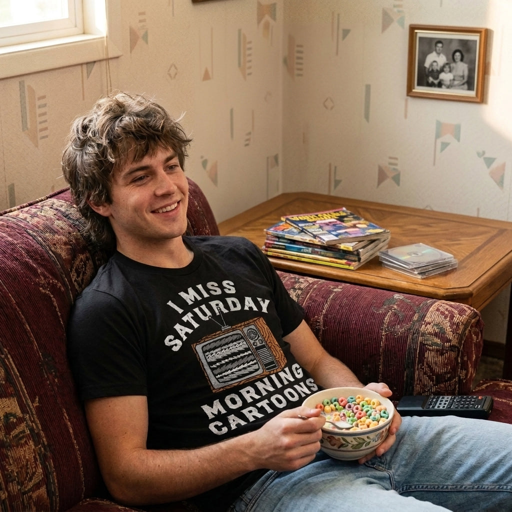 I Miss Saturday Morning Cartoons Men's T Shirt