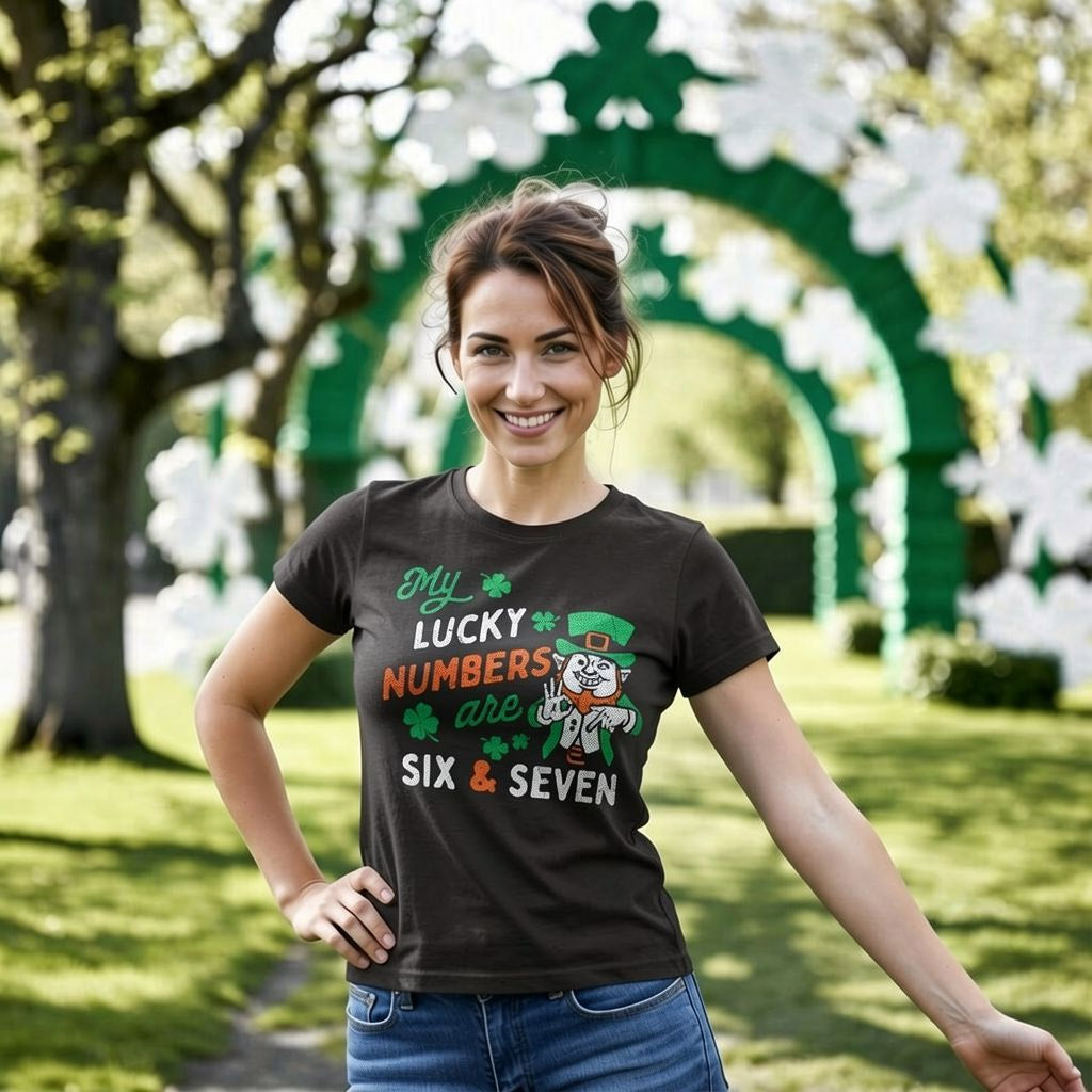My Lucky Numbers Are Six And Seven Women's T Shirt