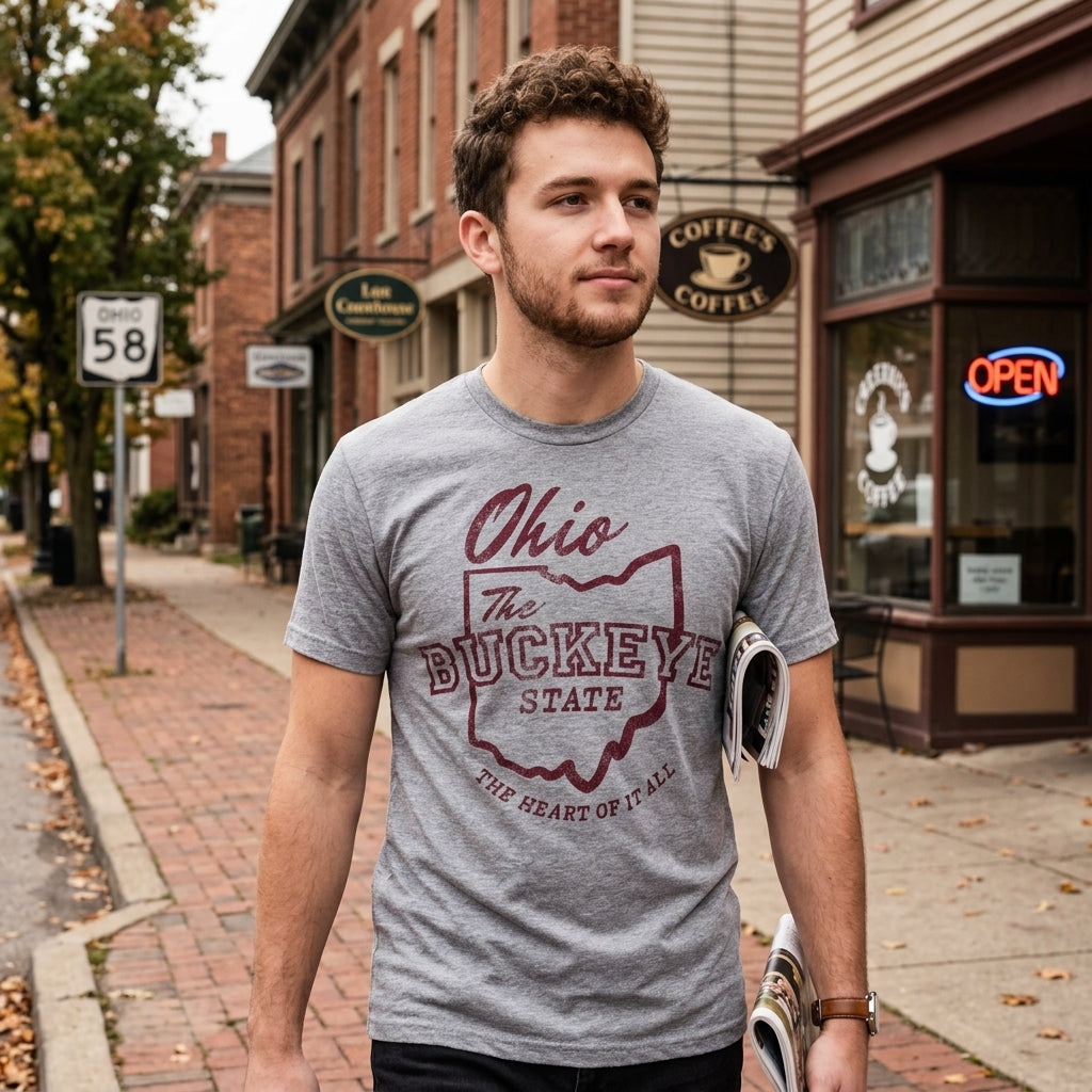 Ohio The Buckeye State Men's T Shirt