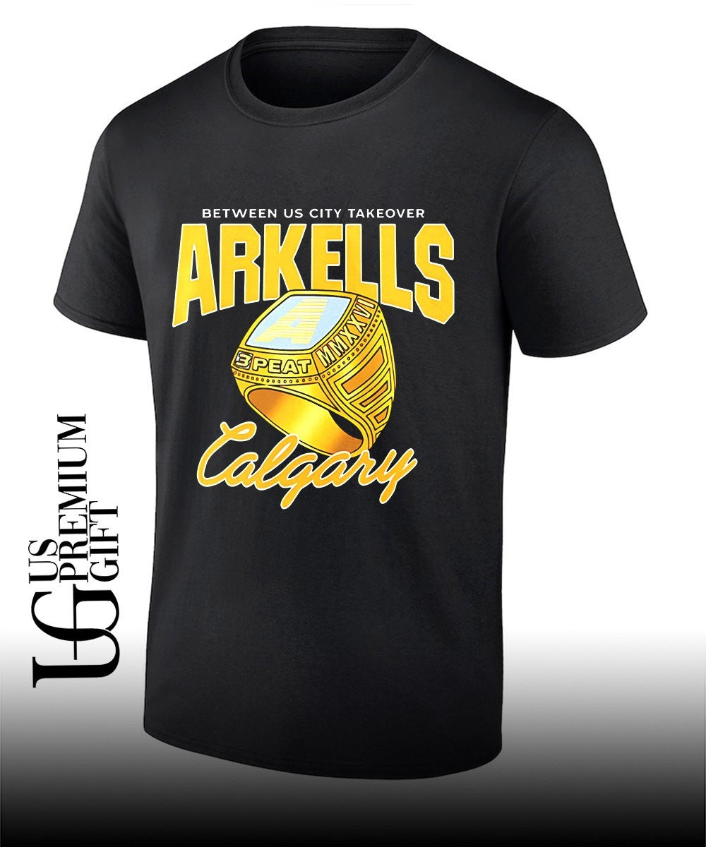 Arkells Between US City Takeover 2026 Calgary rings shirt