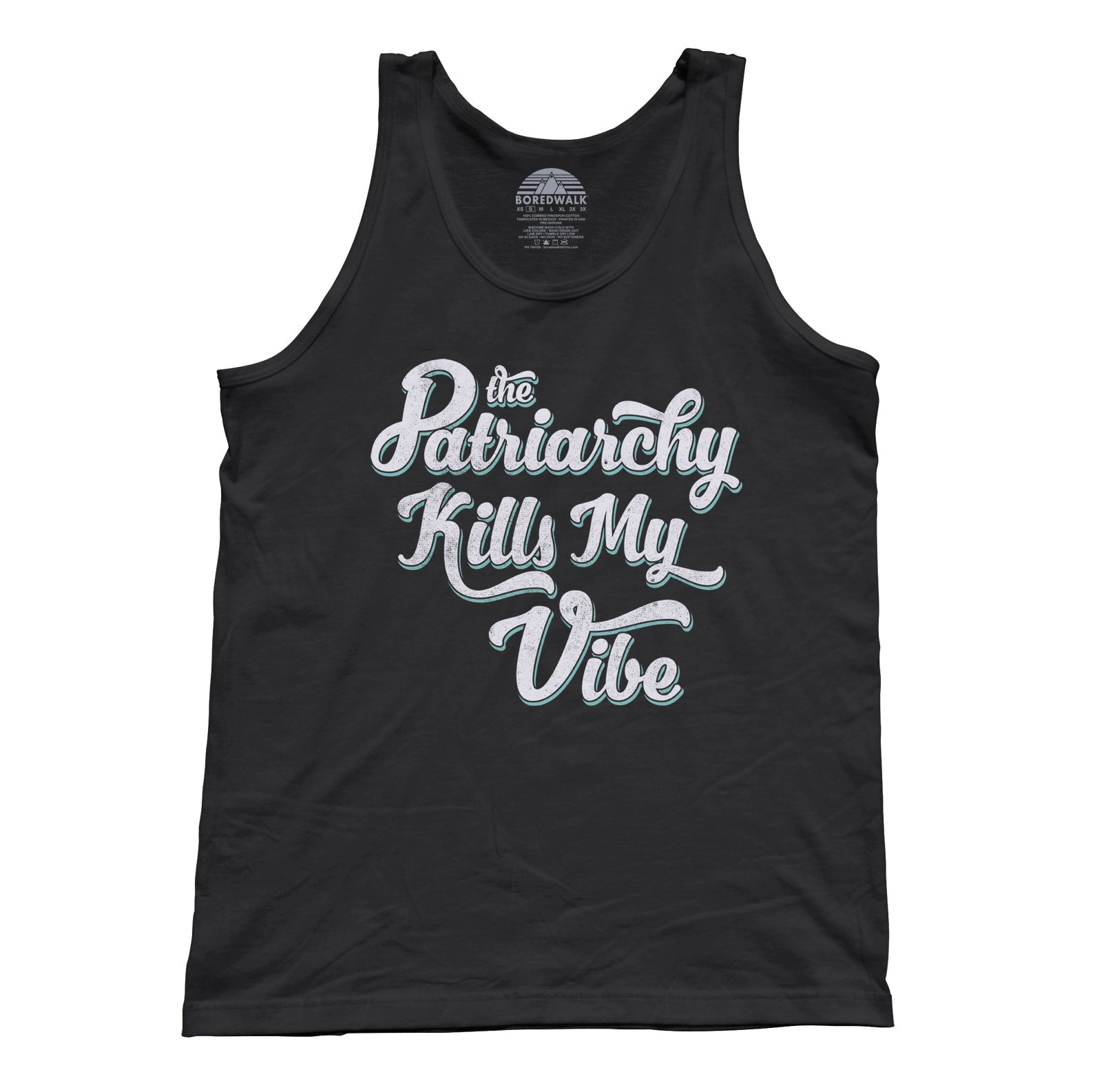 Unisex The Patriarchy Kills My Vibe Feminist Tank Top - Feminism