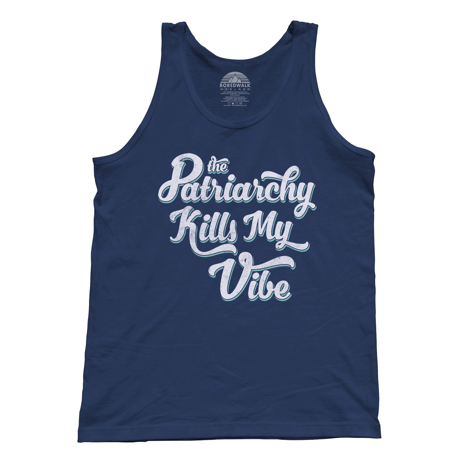 Unisex The Patriarchy Kills My Vibe Feminist Tank Top - Feminism