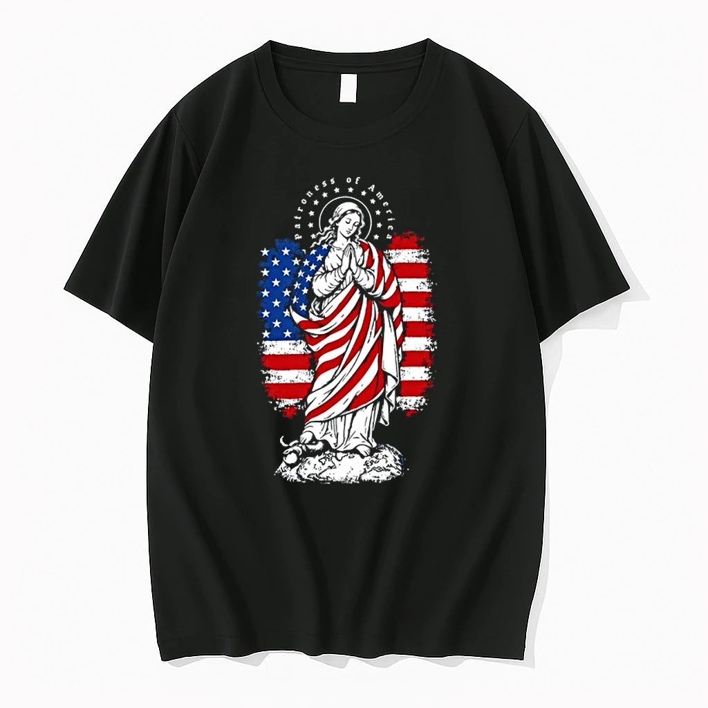 Patroness Of The Usa Blessed Virgin Mary Catholic Art 0 Tshirts Sweater