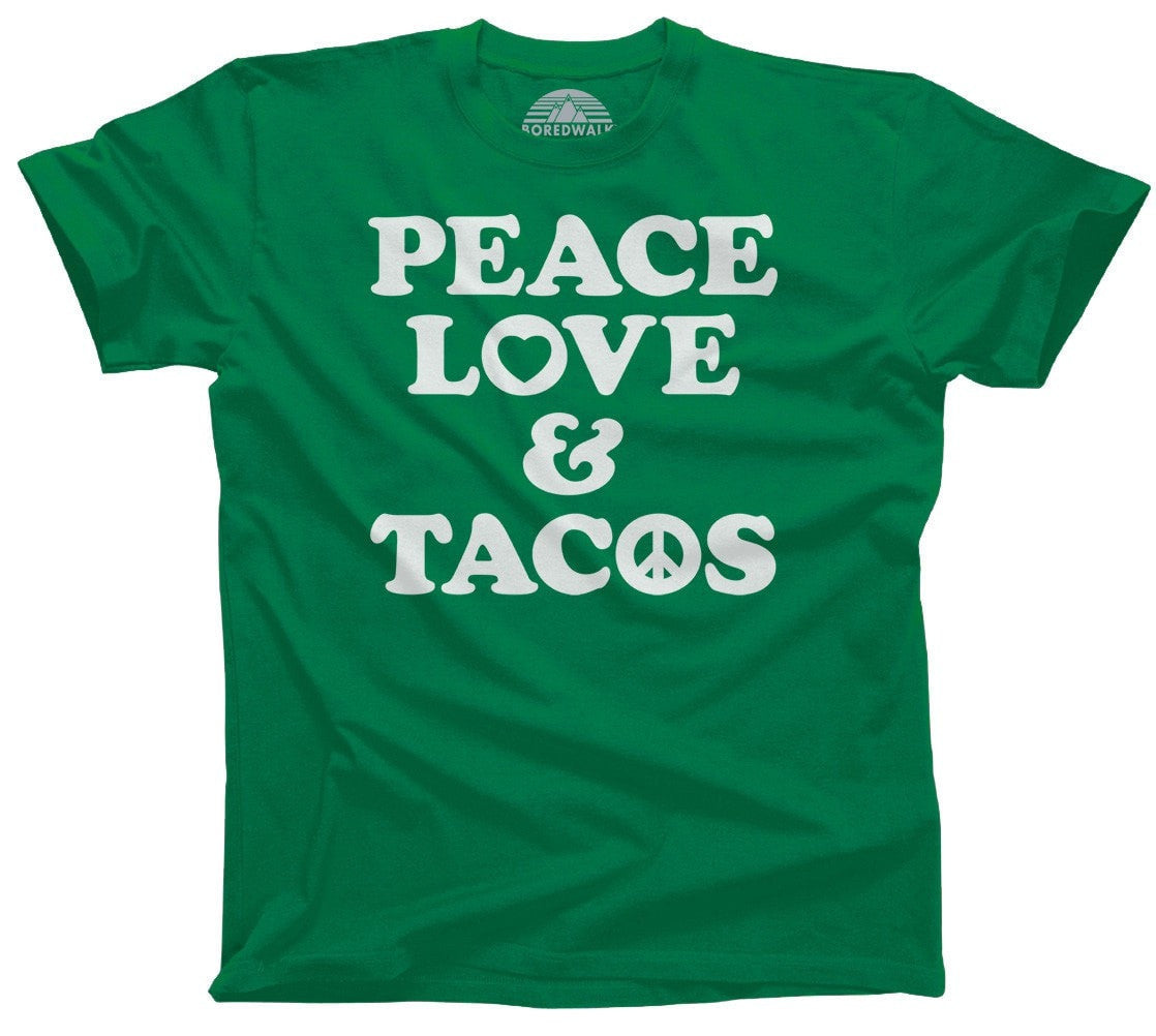 Men's Peace Love and Tacos T-Shirt
