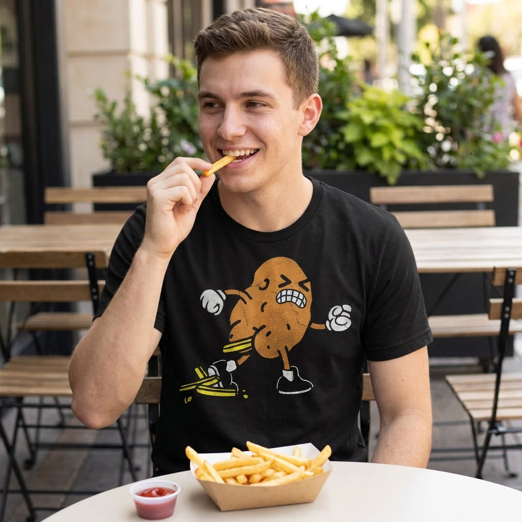 Potato Pooping French Fries Men's T Shirt
