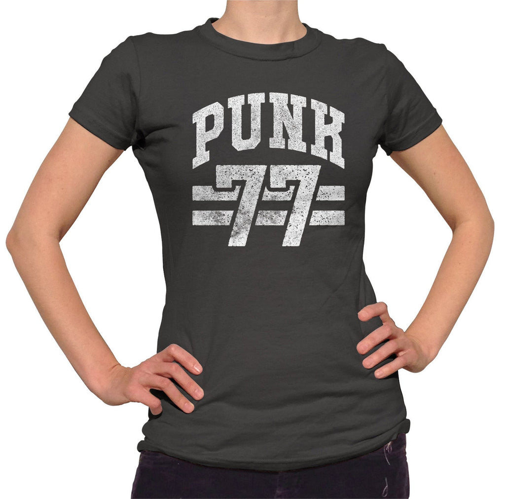Women's Punk 77 T-Shirt - Alternative Music Punk Rock Grunge
