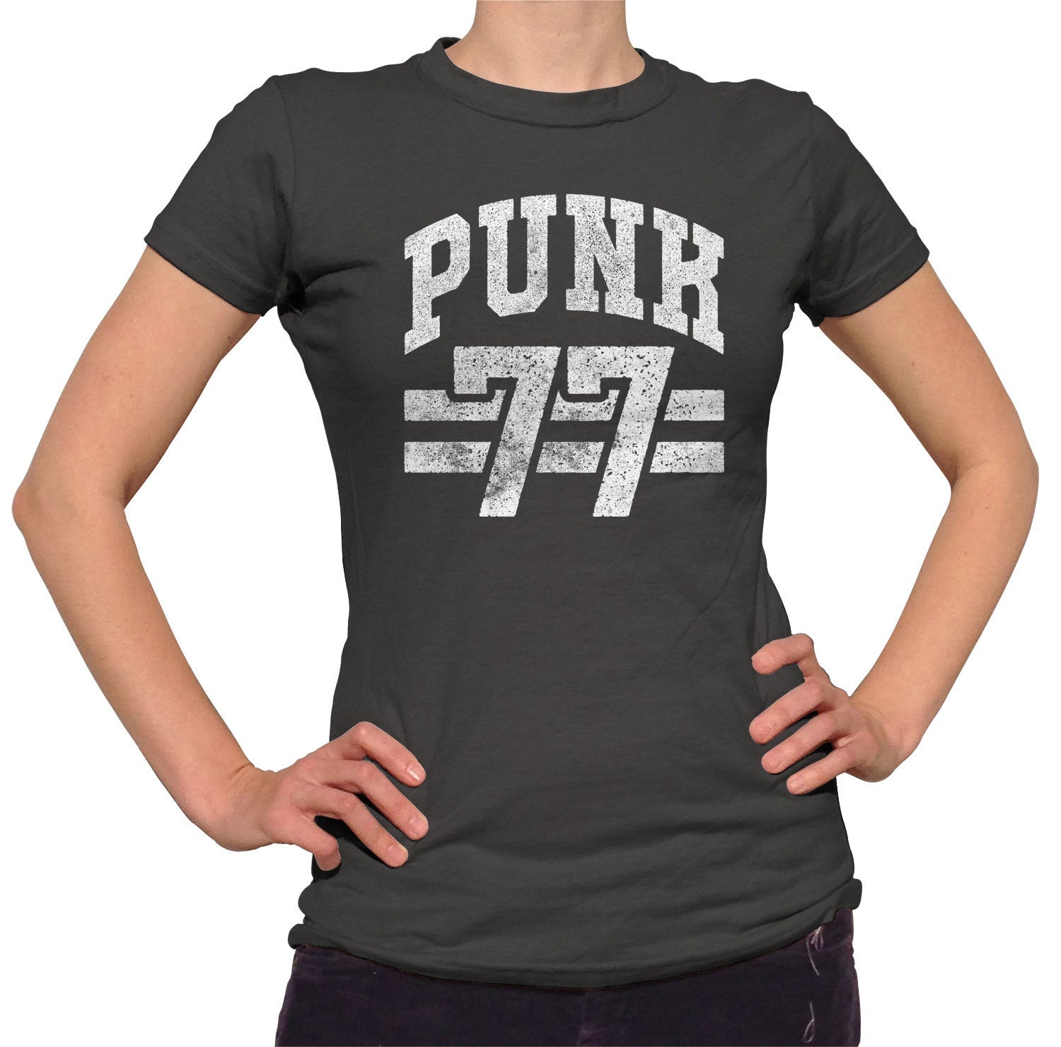 Women's Punk 77 T-Shirt - Alternative Music Punk Rock Grunge