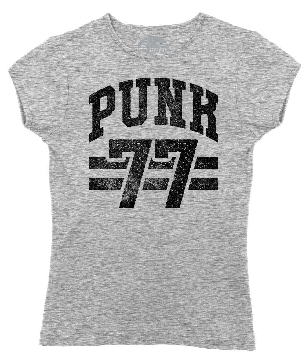 Women's Punk 77 T-Shirt - Alternative Music Punk Rock Grunge