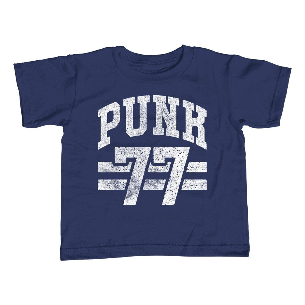 Boy's Punk 77 T-Shirt Alternative Music Punk Rock Grunge