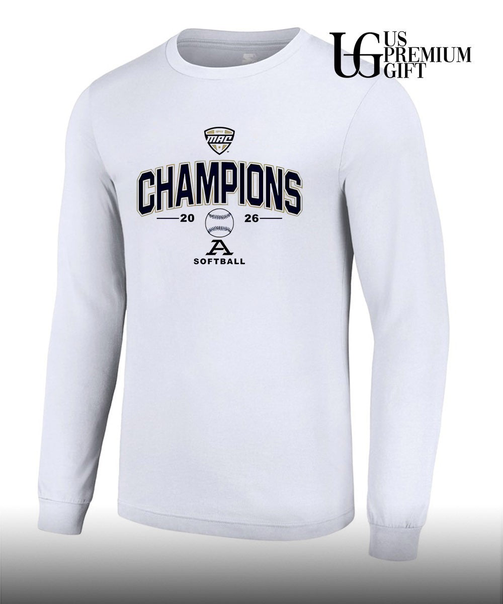 Akron Zips 2026 MAC Softball Tournament Champions shirt