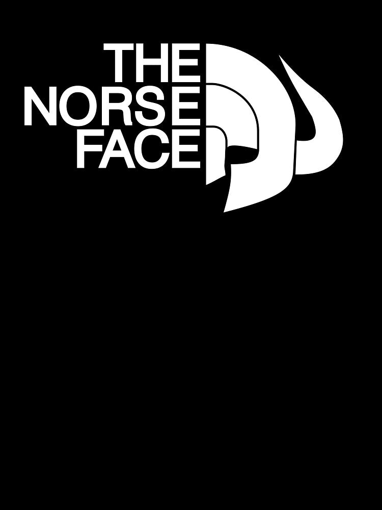 The Norse Face - White Image by Musings-By-Me