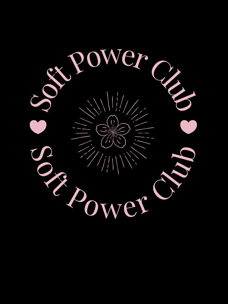 Soft Power Club - Blush on Black by Soft Power Club
