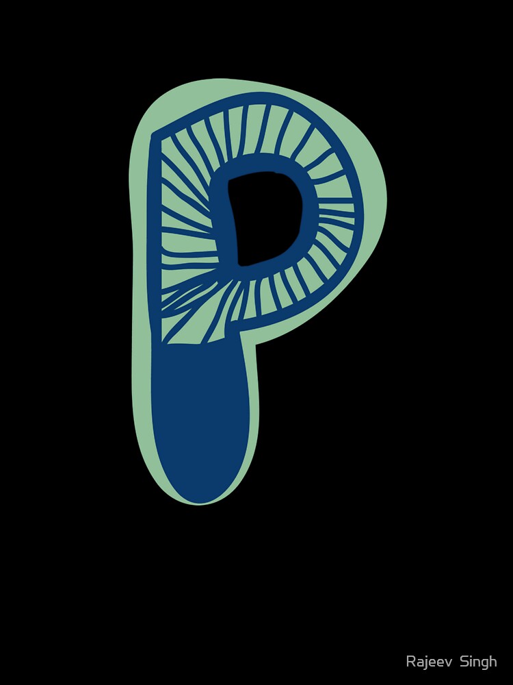 Initial Monogram P by Rajeev  Singh