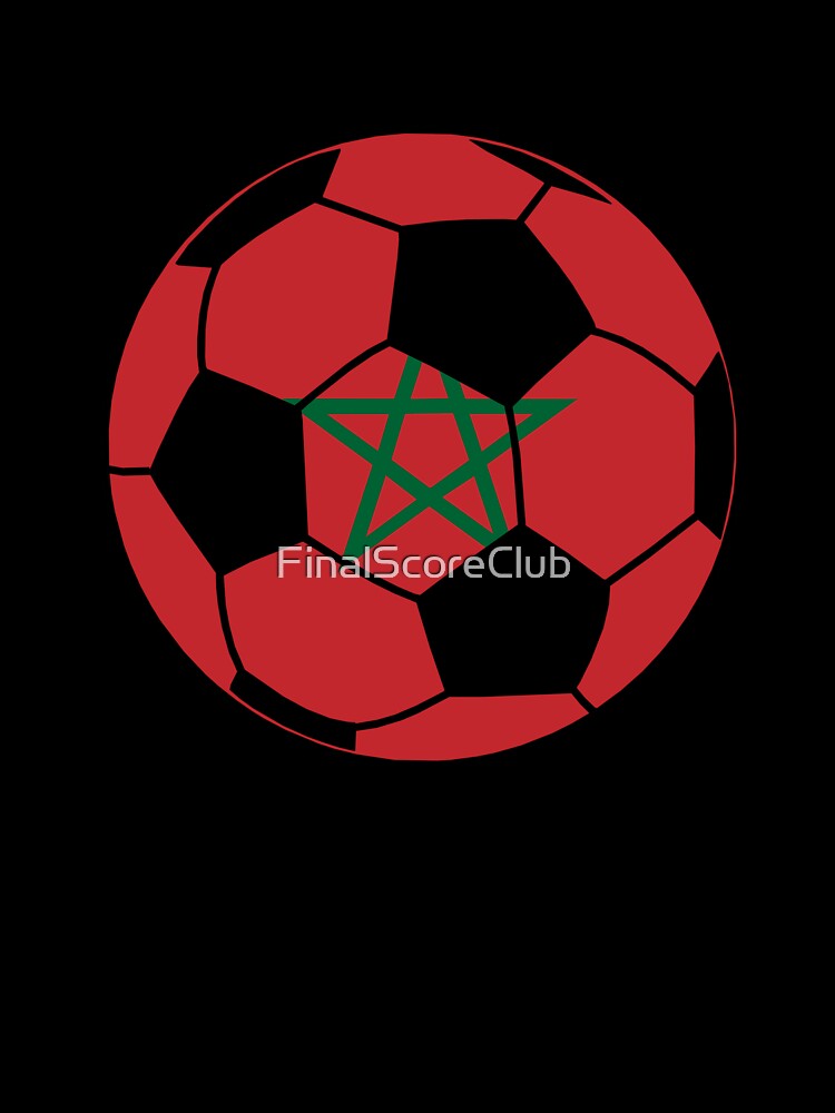 Morocco Flag Soccer Ball by FinalScoreClub