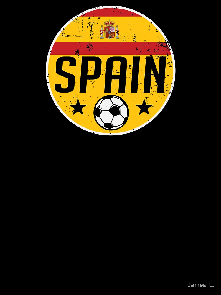 Spain Espanol Soccer Supporter Player Flag Pride Jersey Design by James  L.