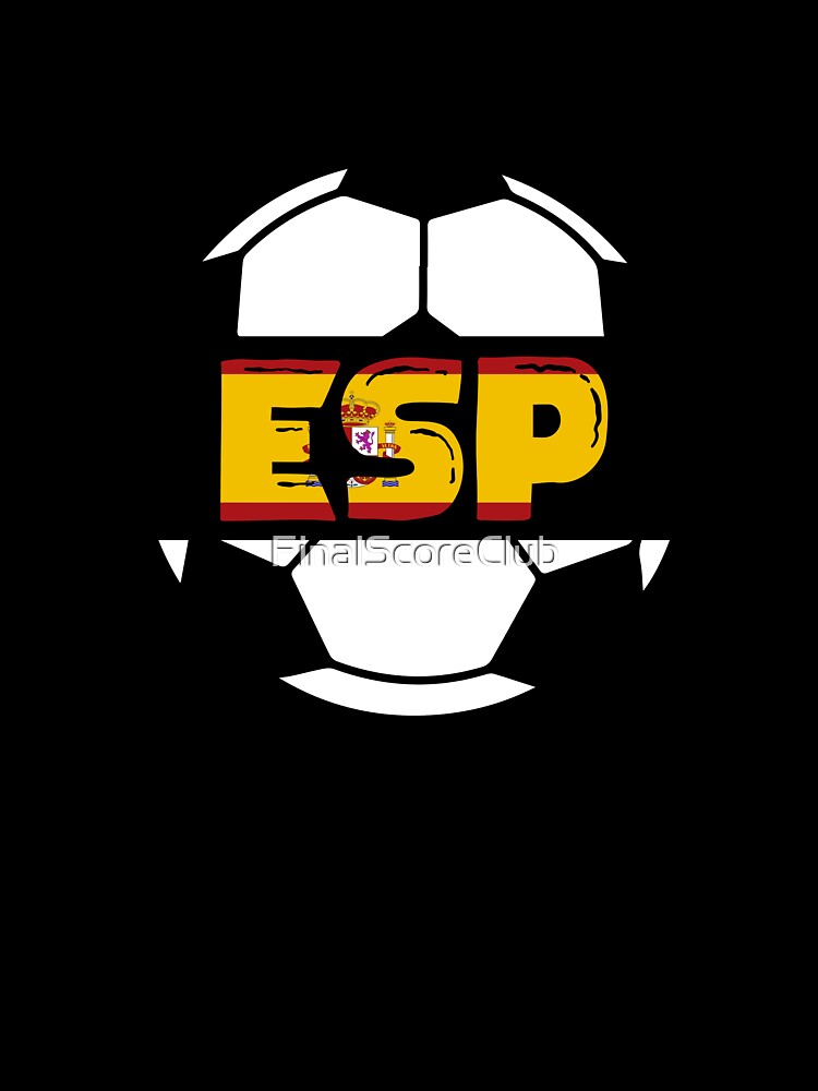 Spain Soccer ESP Design by FinalScoreClub