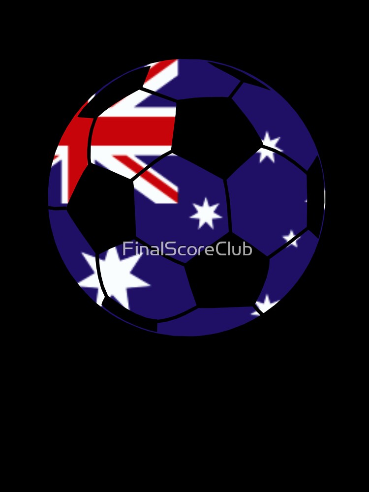 Australia Flag Soccer Ball by FinalScoreClub