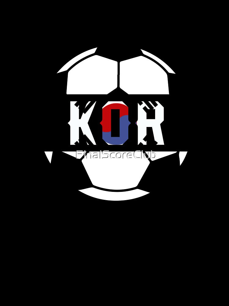 South Korea Soccer KOR Design by FinalScoreClub