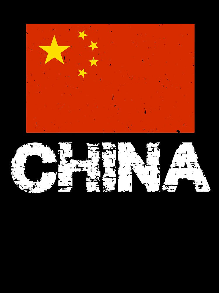 China Flag T-Shirt for Men and Women by AllStarMerch
