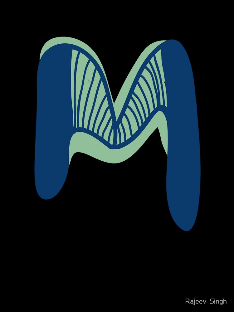 Initial Monogram M by Rajeev  Singh