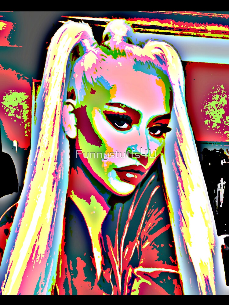 Christina Aguilera pop art portrait by Funnystuffs4U