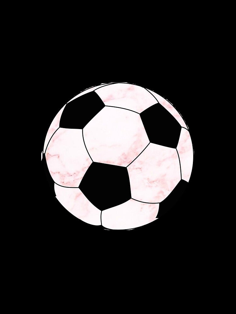 Pink Marble soccer ball by alanarose98
