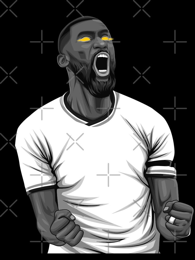 Antonio Rudiger Black and White Version. by Aldduardo