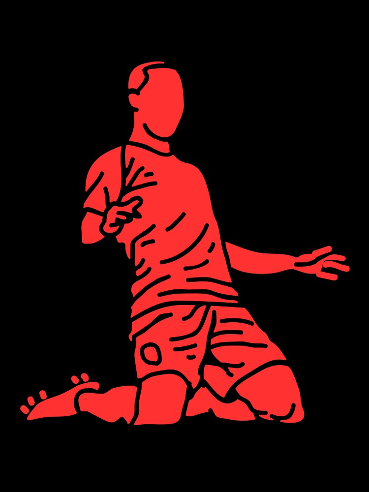 Red Celebrating Player | Player Celebration by Football Stickers World