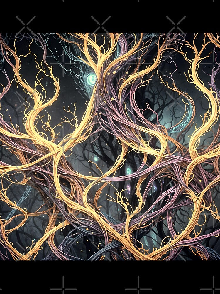 Intertwining Lines by HebaRK Studio