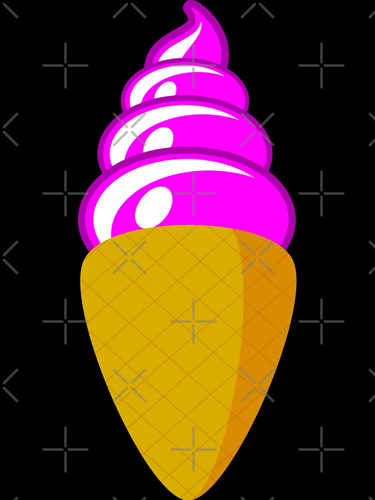 Pink Soft Ice Cream by TShirtDoctor