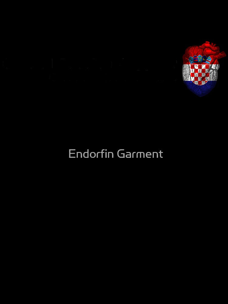 Croatia fan shirt "Passion & Heart" by Endorfin Garment