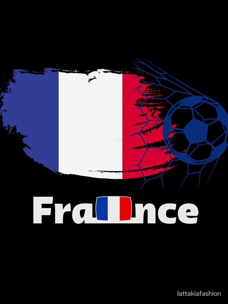 fracnce national team sticker and t-shirt by lattakiafashion