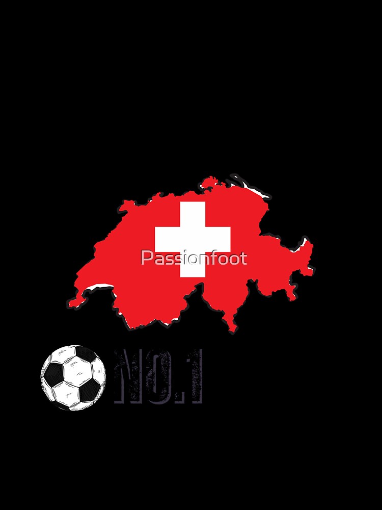Switzerland fan club football national team number one by Passionfoot