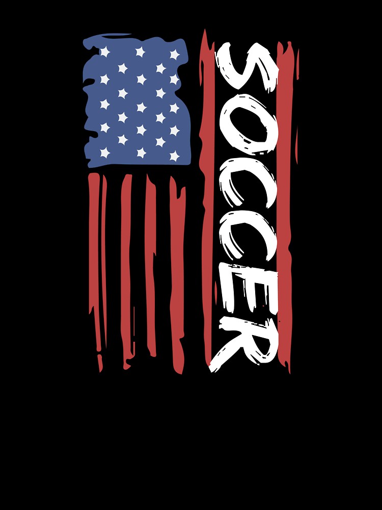 Soccer American Flag by TendyTees
