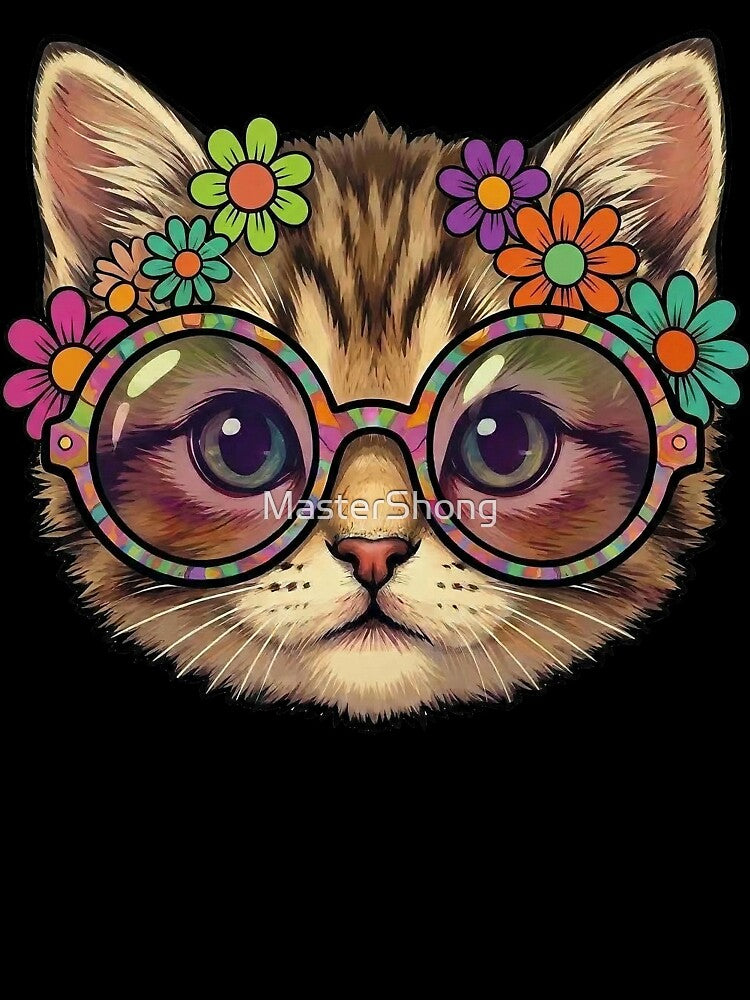 Hippie Kitten Cat by MasterShong