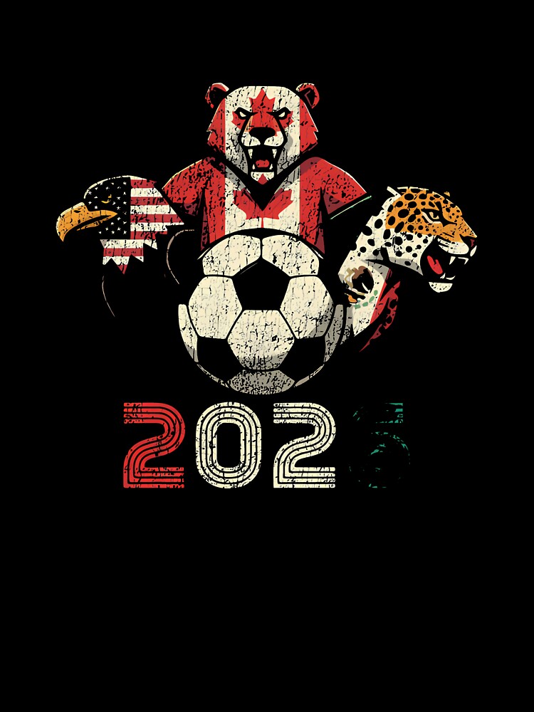United 2026 Soccer Mascots North America Tournament T-Shirt_83157189 by KTY-NUSS