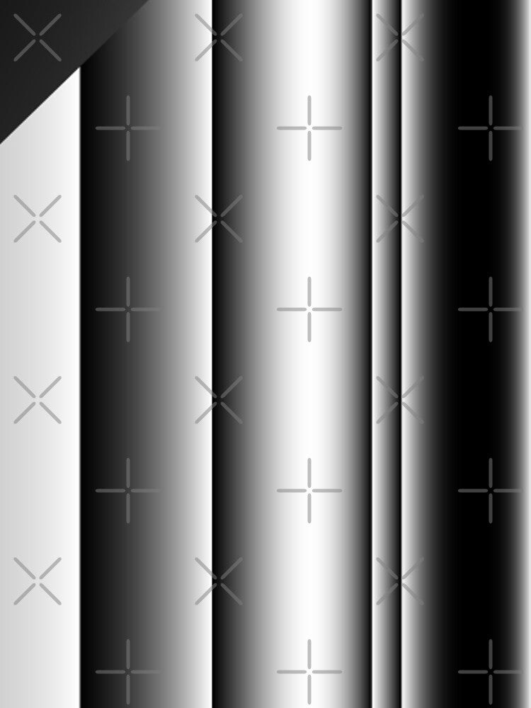 CONTEMPORARY BLACK AND WHITE AND GREY FRACTURED STRIPE by ozcushionstoo