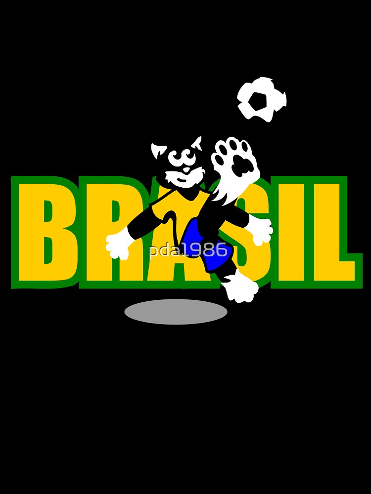 Brasil Football Cat by Travelers of the World