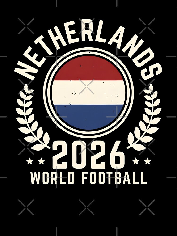 Netherlands Oranje 2026 | Vintage Football Supporter by dudelinart