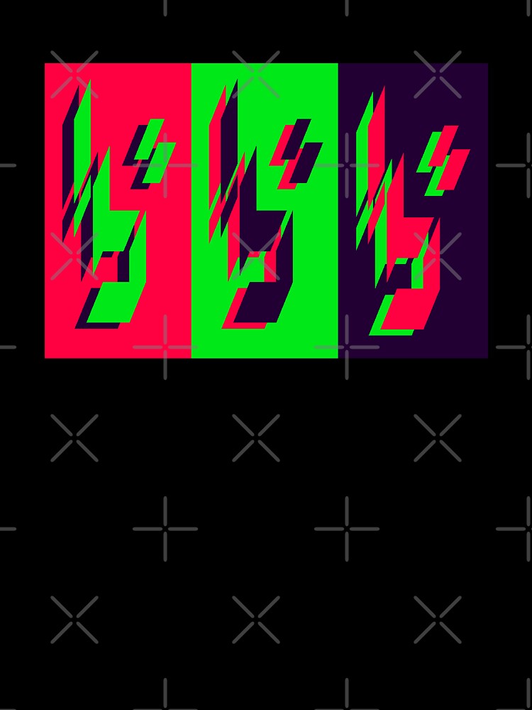 bbb (Red, Green, Black) by LowResDesigns