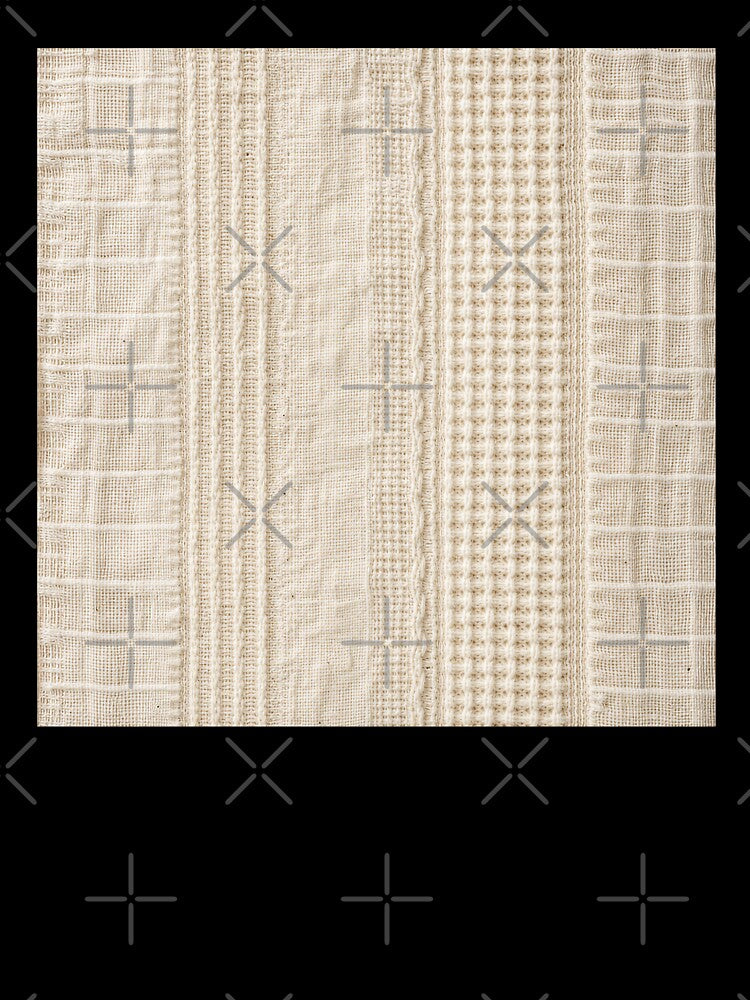 Natural Cotton Structure Textile Pattern by frumixart