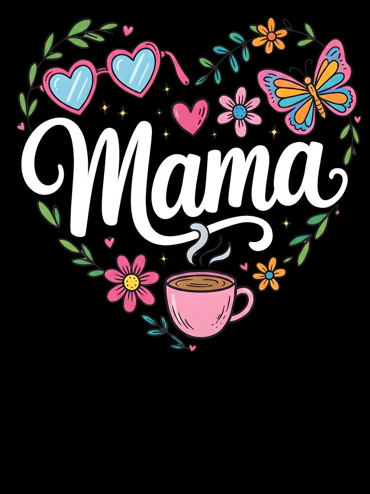 Cotton Heart Flower Butterfly And Coffee Mama by VGAfanatic