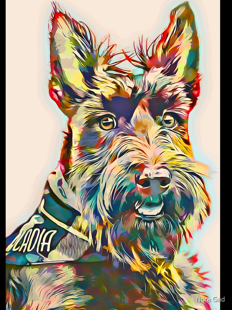 Custom Dog iphone case color 2 by Nora Gad