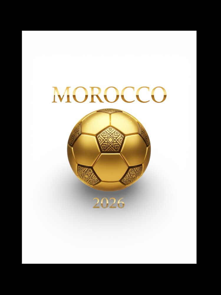 Copy of Morocco 2026 World Cup - Traditional Zellige Football Design by Moccroad