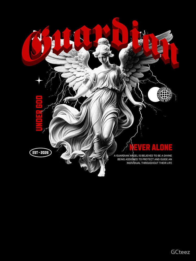 Guardian Angel Streetwear Never Alone Faith Over Fear Christian by GCteez