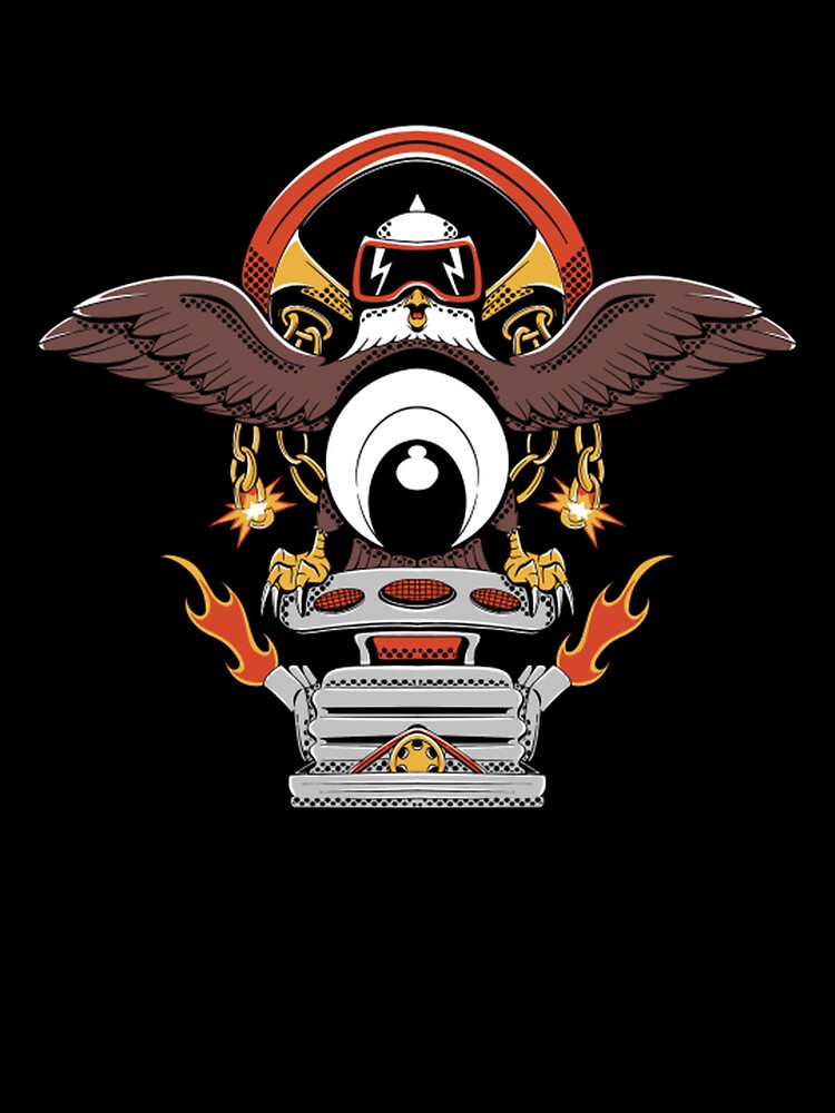 Old School Eagle Hot Rod by CptnCodyCreates