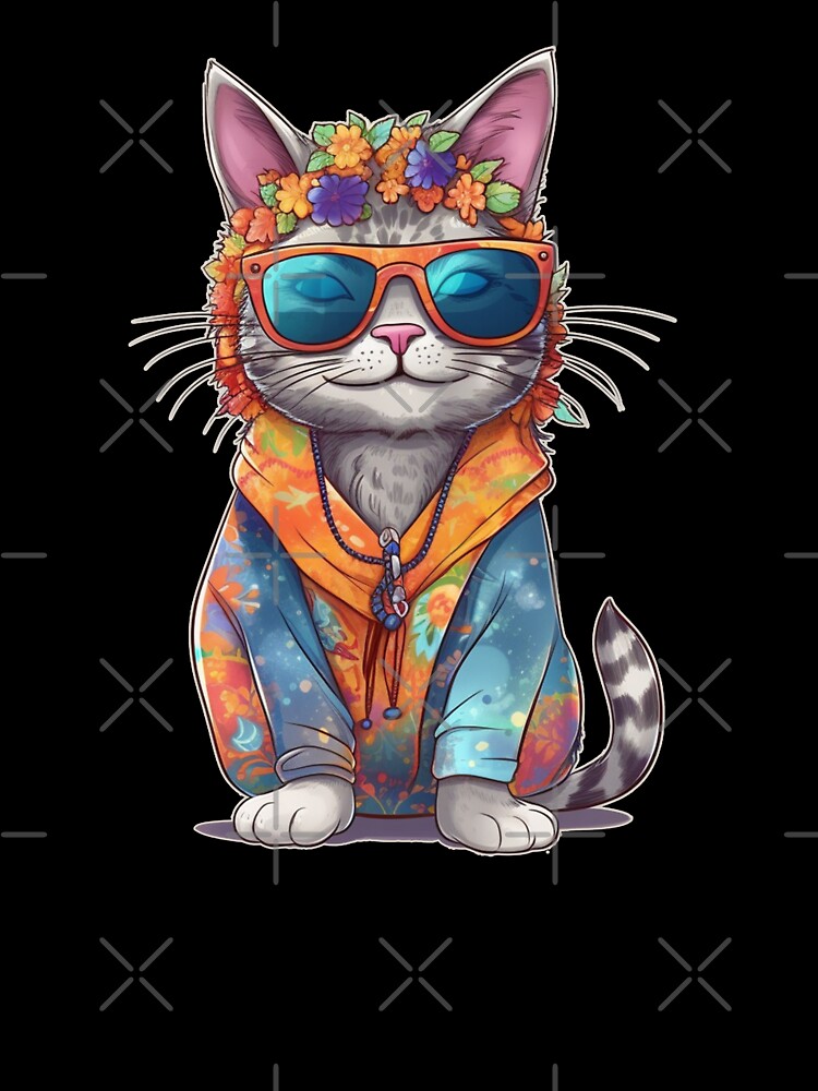 Hippie Cat by NerdCulture