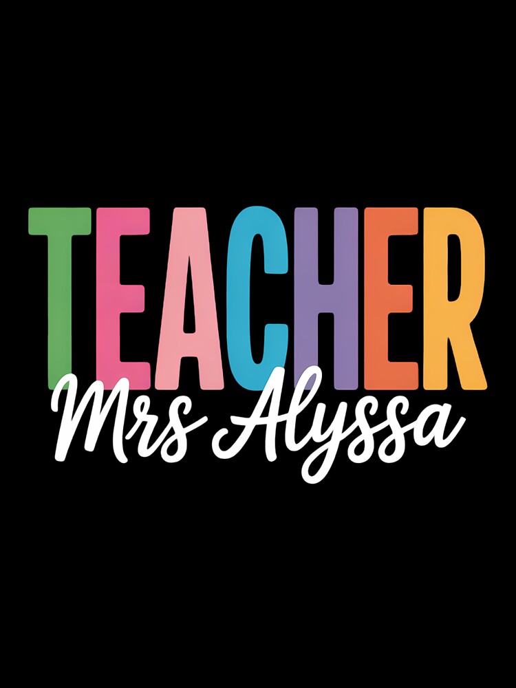 Custom Teacher Personalized School Team by IdunayaStore