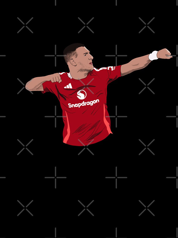 Diogo Dalot Punch Goal Celebration by Hevding