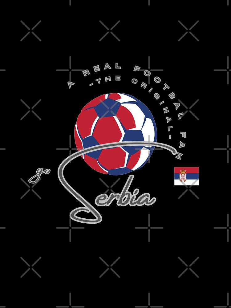Serbia. National Football Team. Football fan. The Original. by CreativeBizarre